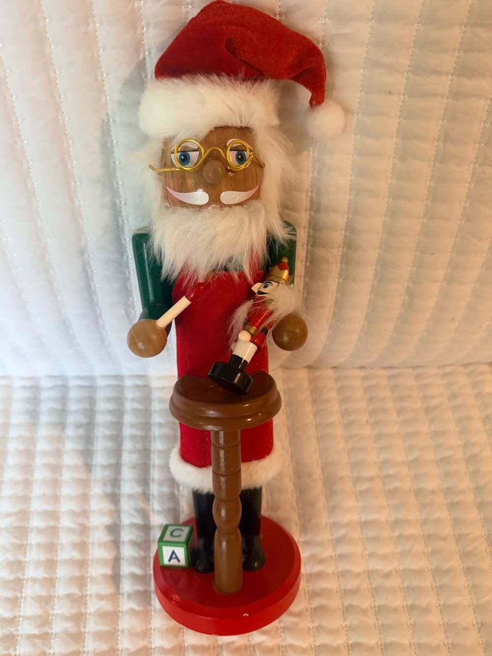 Hanse Design Santa Toymaker Nutcracker Christmas Decor 14.5”
